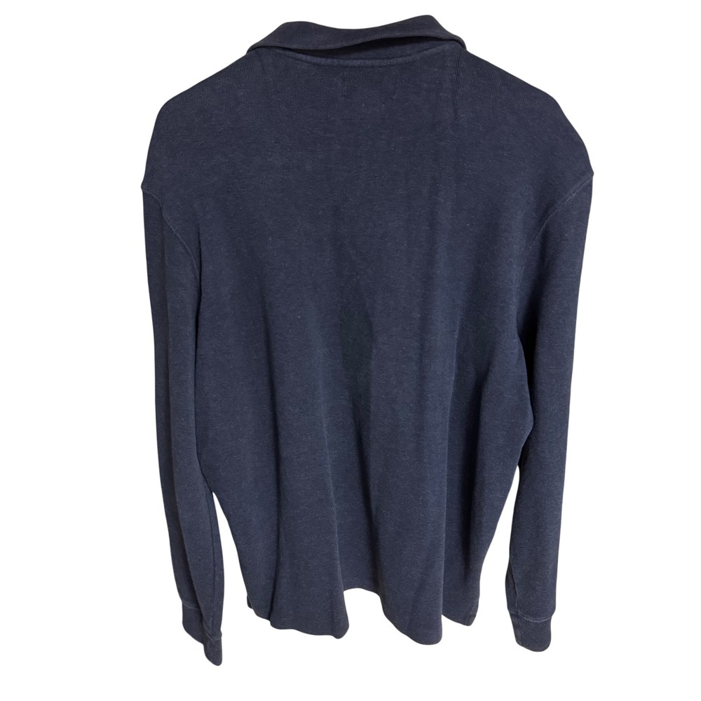 Polo Ralph Lauren Mens‎ XL Blue 1/4 Zip Pullover Long Sleeve Sweater Casual - Picture 3 of 8